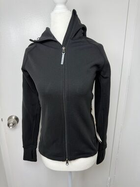 Houdini Women’s Mono Air Houdi XS True Black Full Zip Polartec Power Air NWT